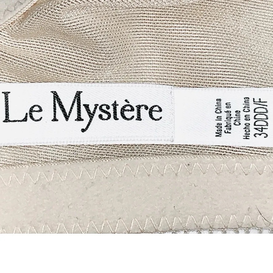 Le Mystere Lace Cream Nude Underwire Lightly Padded Supportive Bra 34DDD/34F Size 34 F / DDD - Image 6