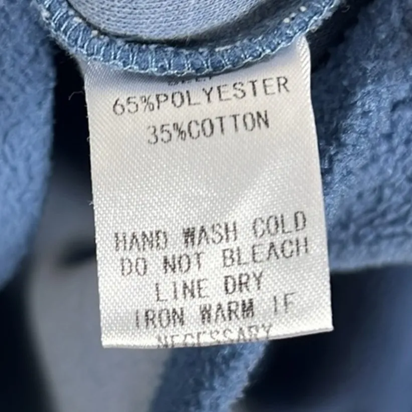 Newbury Kustom Oversized Shirt Jacket Womens L Blue Fleece Grandpa Gorpcore Fall - Image 6