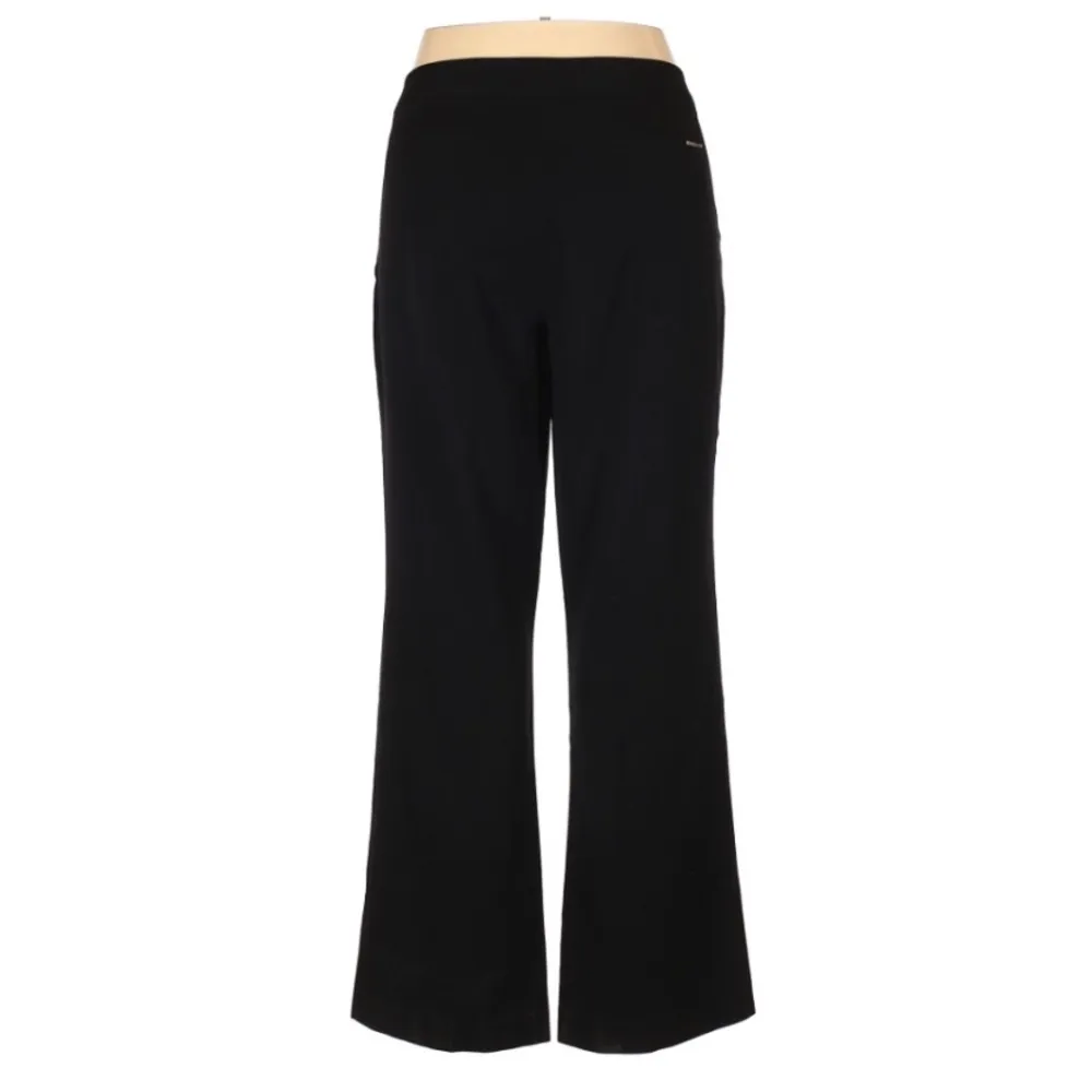 Anne Klein Straight Leg Career Pants Black Size 14 MSRP $89.00 - Image 2