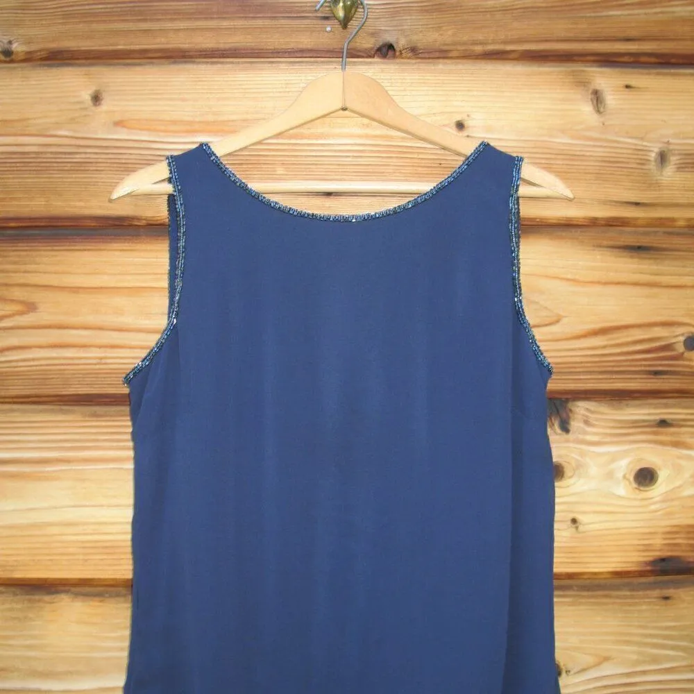 NWT Adrianna Papell Sleeveless Beaded Cocktail Mini Dress - Image 4