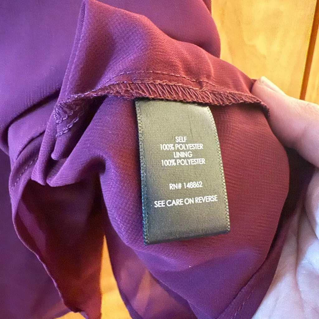 Torrid Sophie Chiffon Swing Cami Purple Pullover Tank Top Sleeveless NWT Size 4 - Image 7