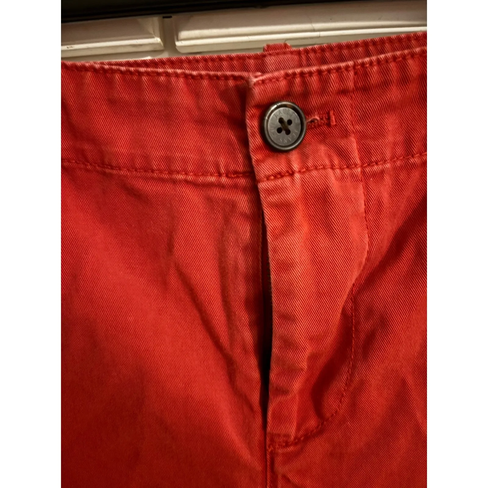 Ralph Lauren Petite Red Cotton Chino Shorts Women's Size 10P - Image 2