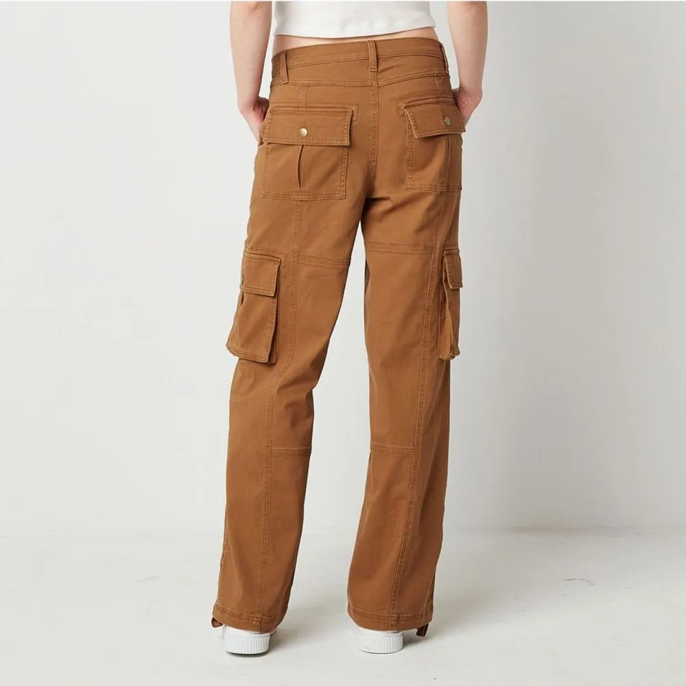 Arizona Size 13 Low Rise Straight Cargo Pant Juniors Khaki - Image 16