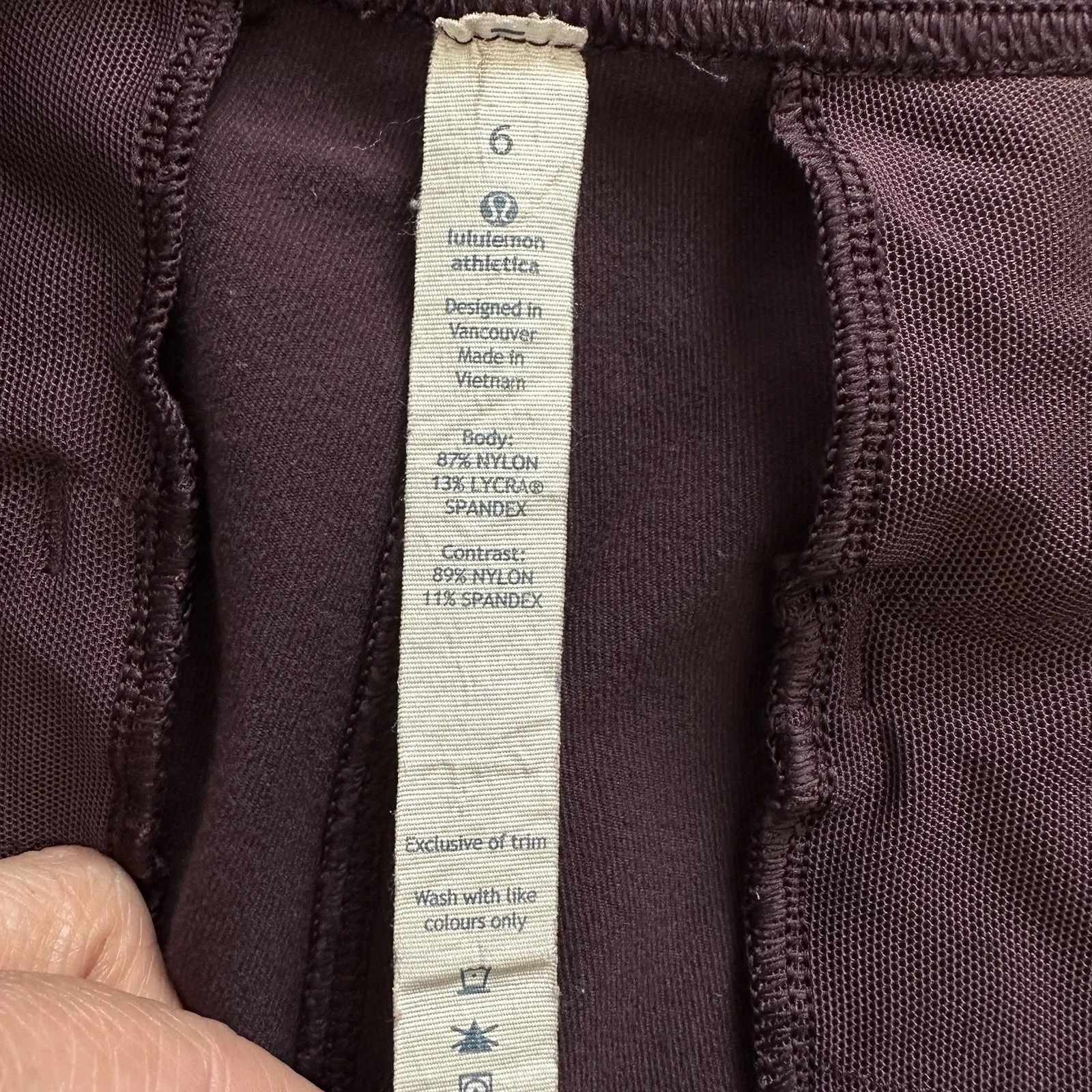 Lululemon  Lab Purple Rolled Hem Drawstring‎ Joggers Size 6 - Image 9