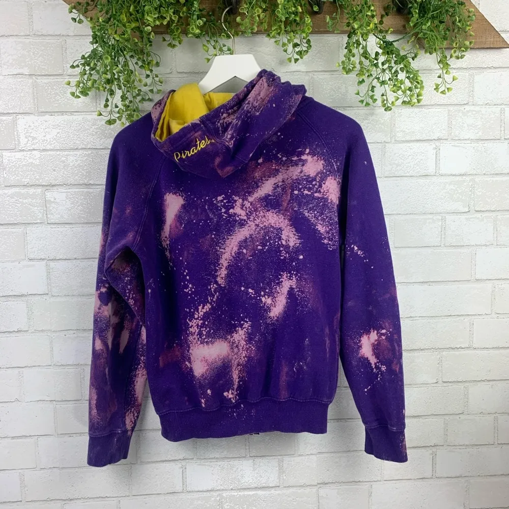 ECU Pirates Custom Bleach Splatter Jacket SZ L Size L - Image 6