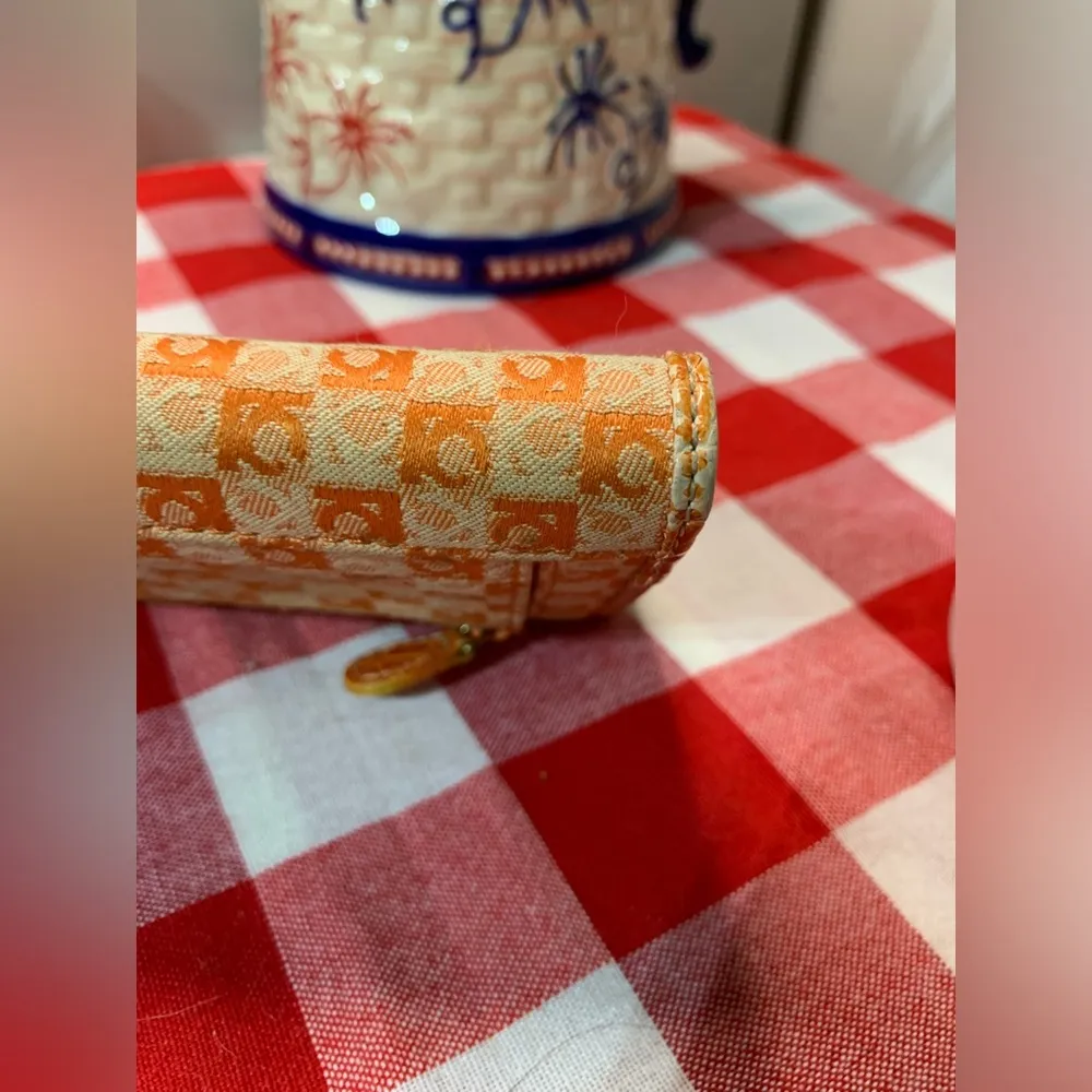 Liz Claiborne Orange Wallet - Image 9