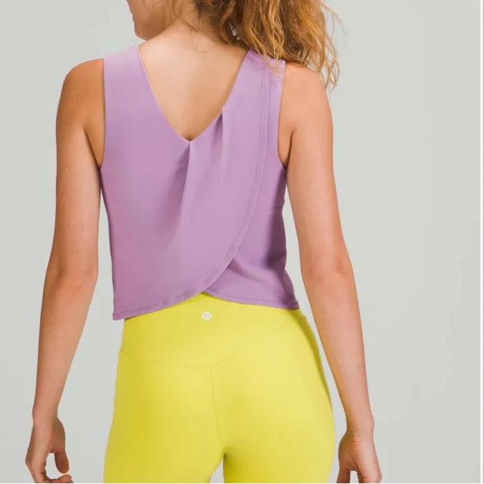 Lululemon Nulu Twist-Back Yoga Tank Top Light Support C/D Cups
Wisteria Purple 4 - Image 2