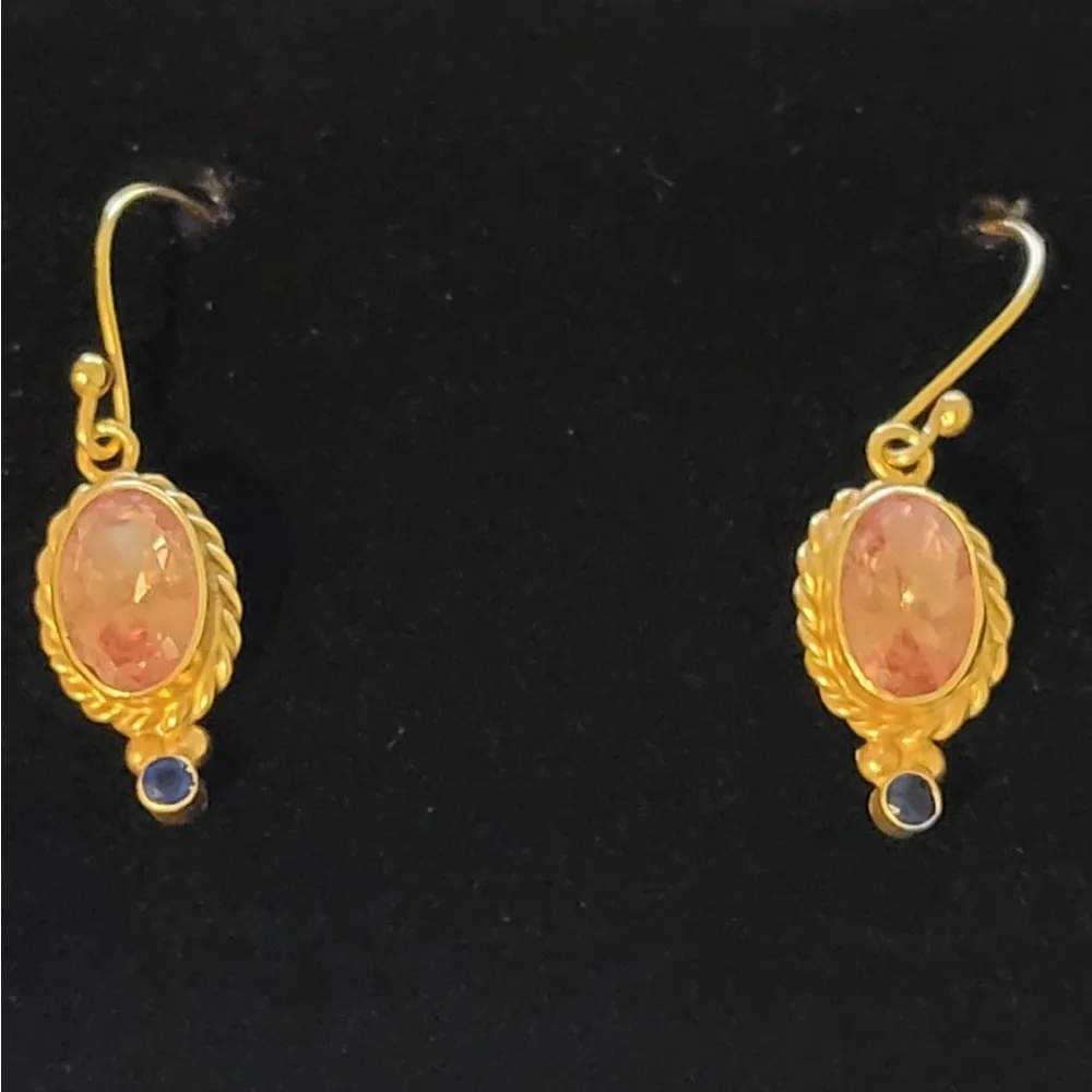 Gold Color Change Zultanite Earrings - Image 2