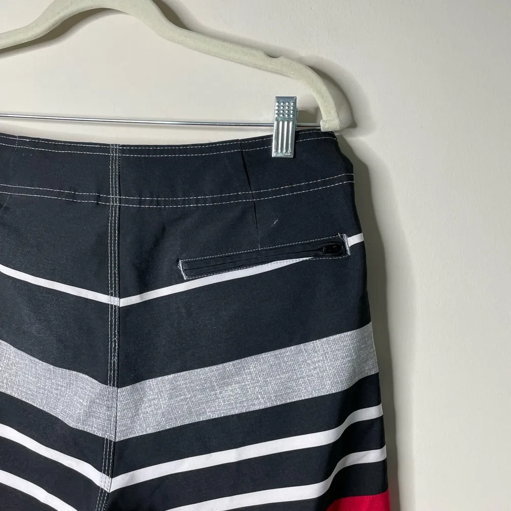 Old Navy Multicolor Striped Swim Trunks 28 - Image 3