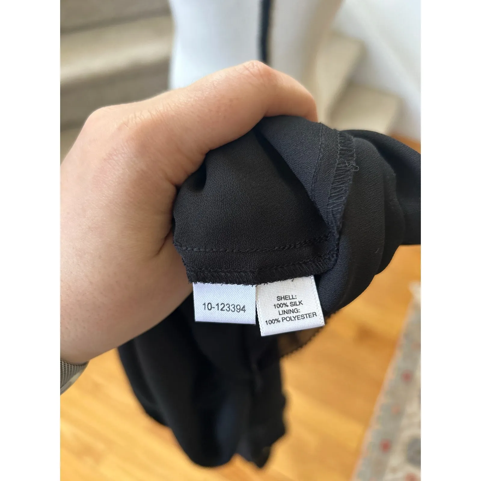 NWT Ann Taylor Y2K Whimsygoth Black Silk Halter Rosette Sheath Dress - Image 7