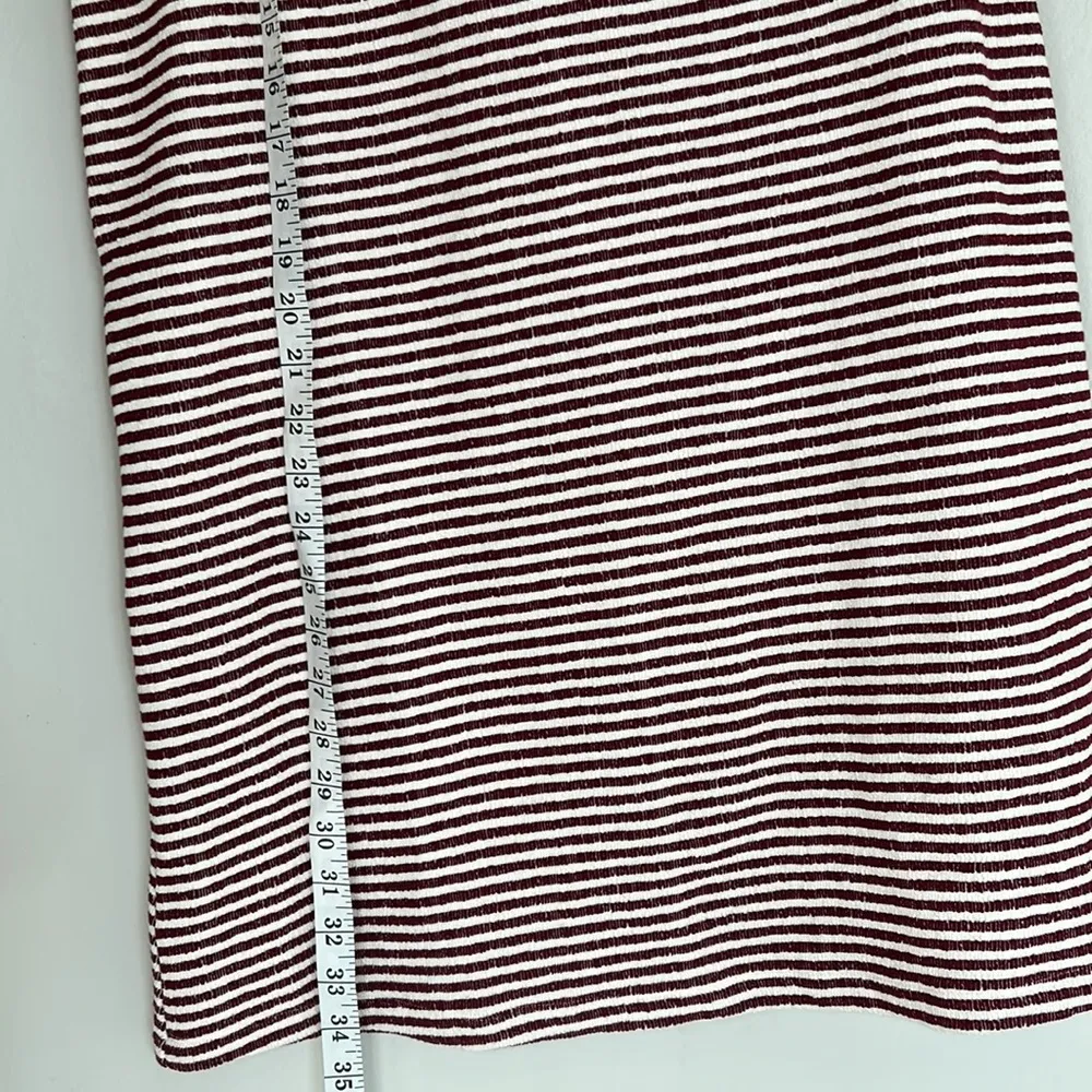 NWT Loft One shoulder Ruffle striped summer dress size small - Image 8