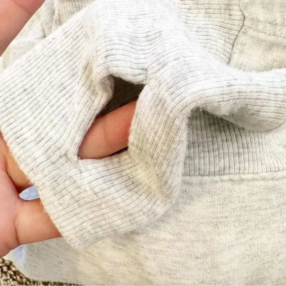 ATHLETA Studio Wrap‎ Magnetic Cardigan Light Grey Size XXS - Image 5