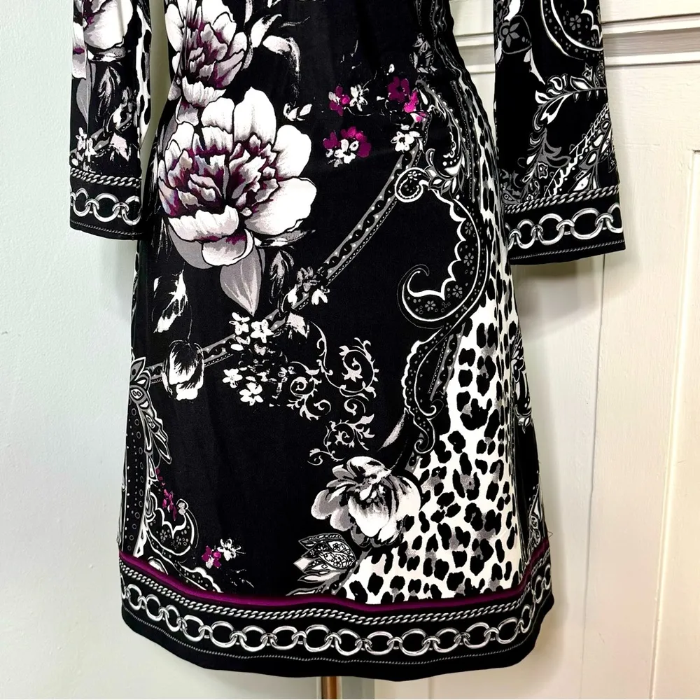 White House Black Market Floral Shift Dress Large - Image 7