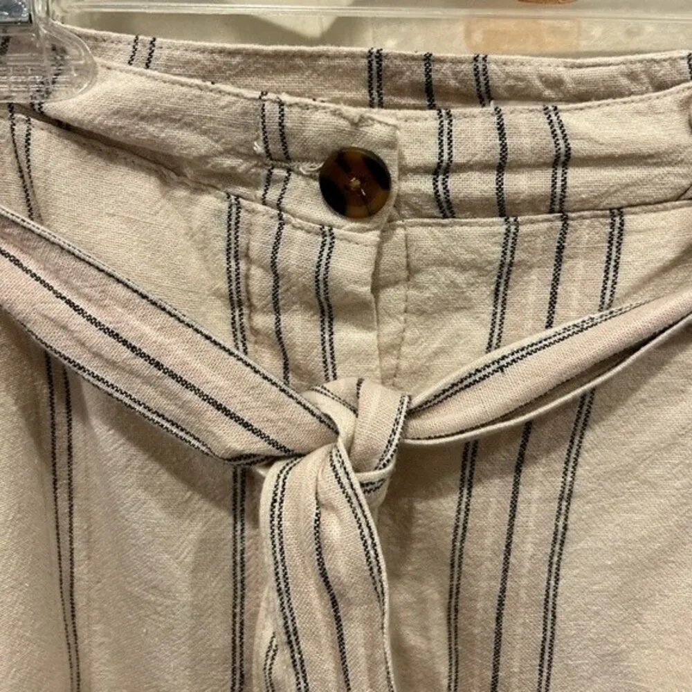 Maurices‎ Cream and Black Linen Skirt size 12 - Image 2