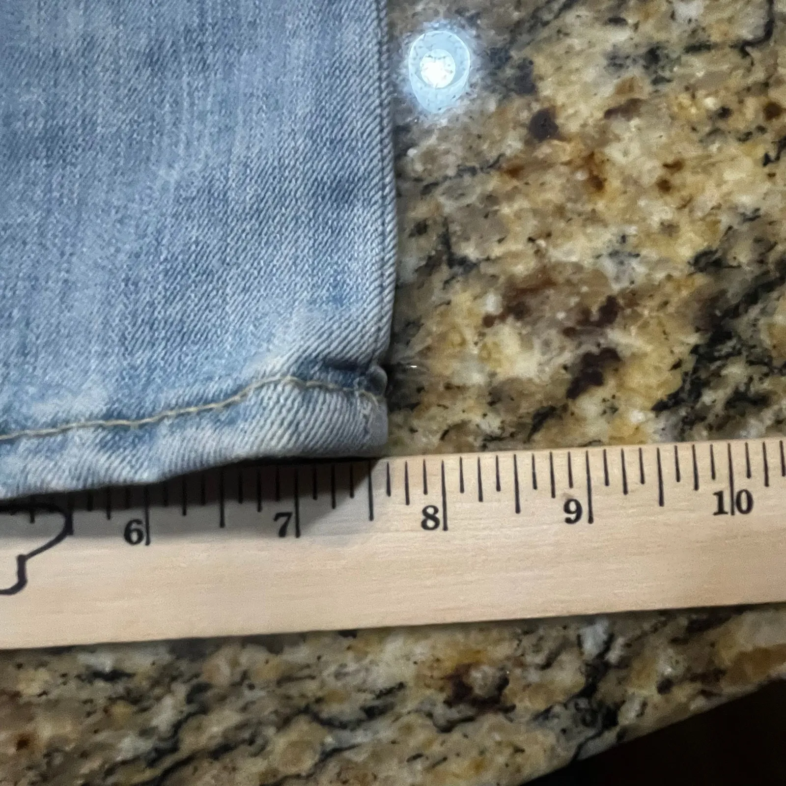 True Religion Women’s Straight Leg Jeans Size 29 Light Wash Y2K Streetwear - Image 8