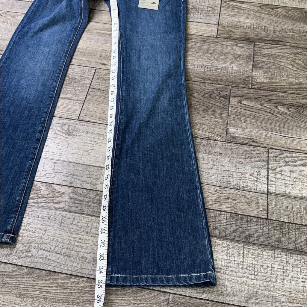 DL1961 Andi Boot 4way Stretch 360 Comfort Dark Blue Flare Jeans - Image 6