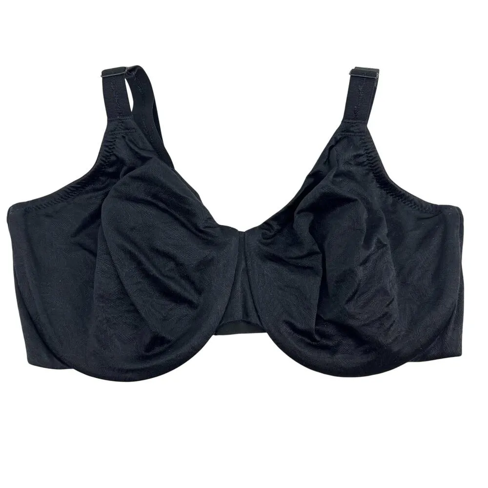 Wacoal black Women's Inside Edit Underwire full coverage Bra 855307 size 38DDD - Image 2