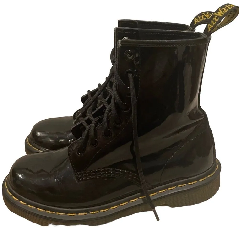 Dr. Martens 1460 Boot 8 hole patent leather 8 - Image 4
