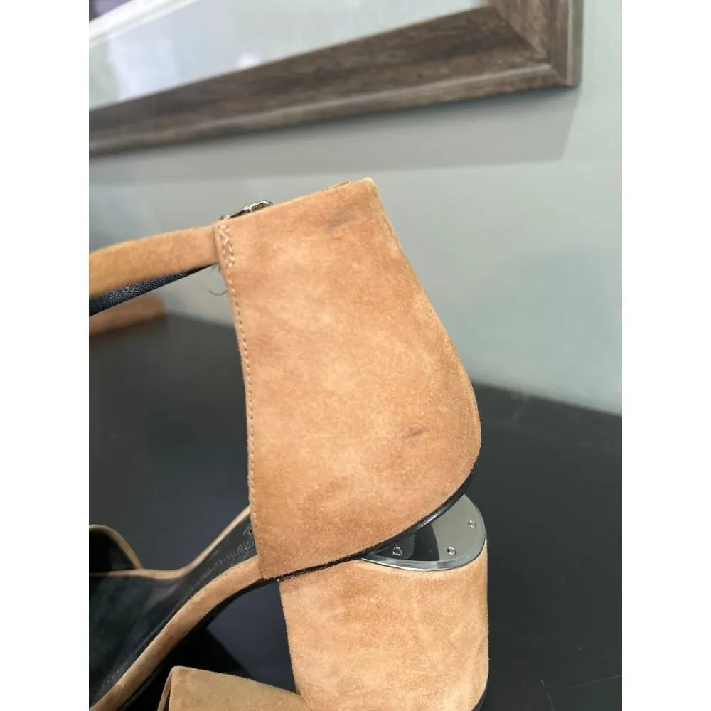 Alexander Wang Abby Suede Heels Clay Womens US 8 - Image 13