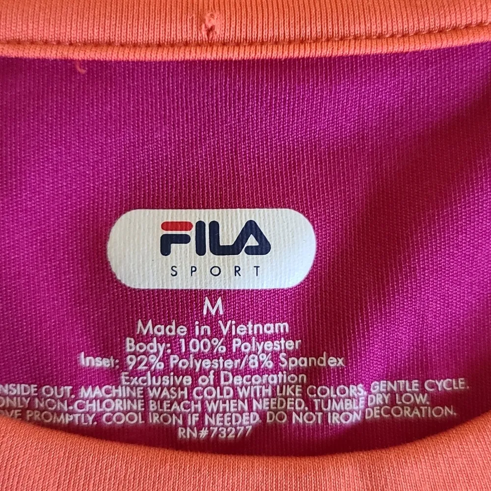 Fila sport performance tee size medium - Image 2