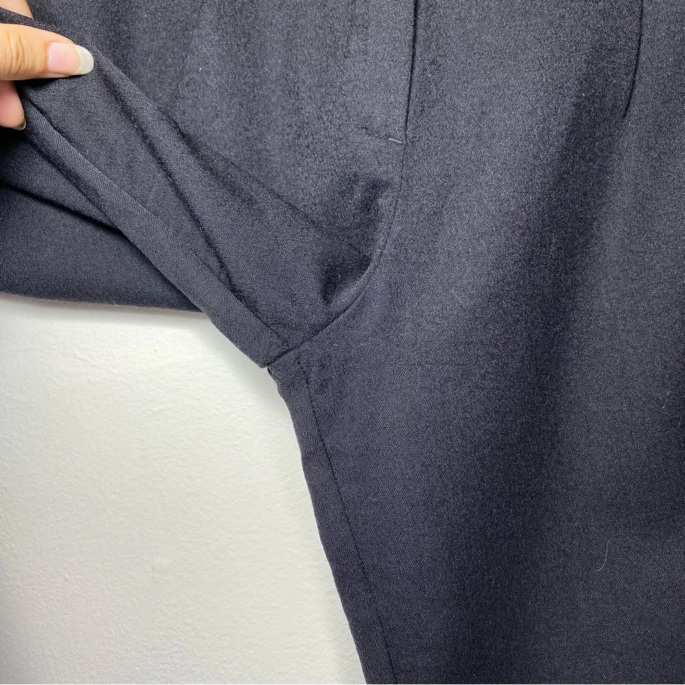 Massimo Dutti | High-Rise Straight Leg Business Casual Trouser Pants Black Sz 4 - Image 9