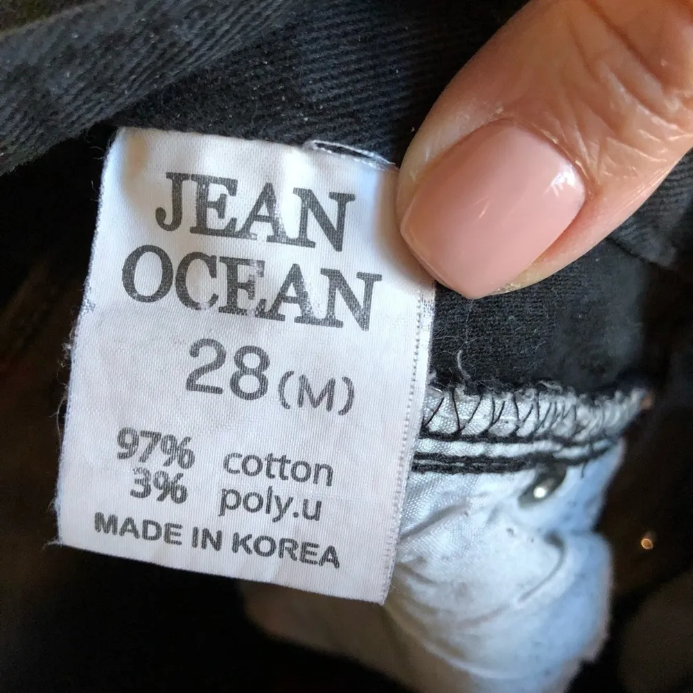 Ocean Black‎ High Rise Button Fly Skinny Jeans Black Size 25 - Image 8