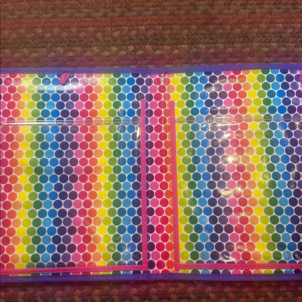 LISA FRANK TIKANNI RAINBOW HUSKEY FILE FOLDER TRAPPER KEEPER TRIFOLD PORTFOLIO - Image 5