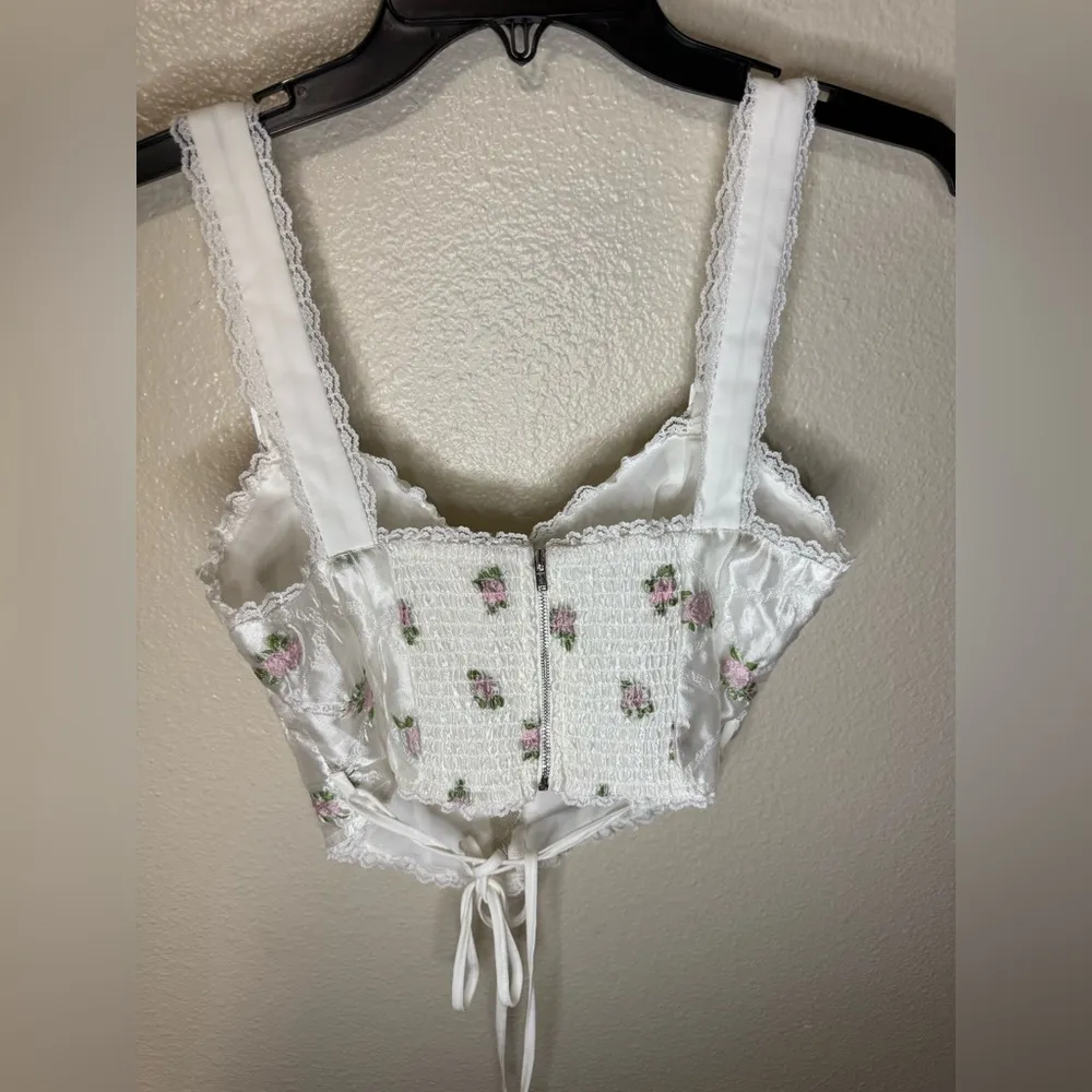For love and lemons floral corset top size S - Image 6