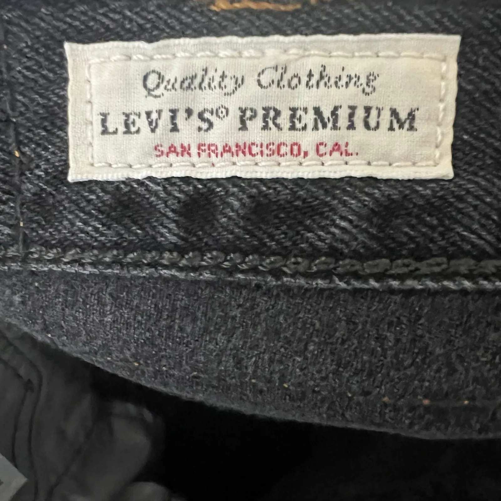 Levi’s Premium 501 Skinny Jeans Womens 28 Black Distressed High Rise Grunge - Image 7