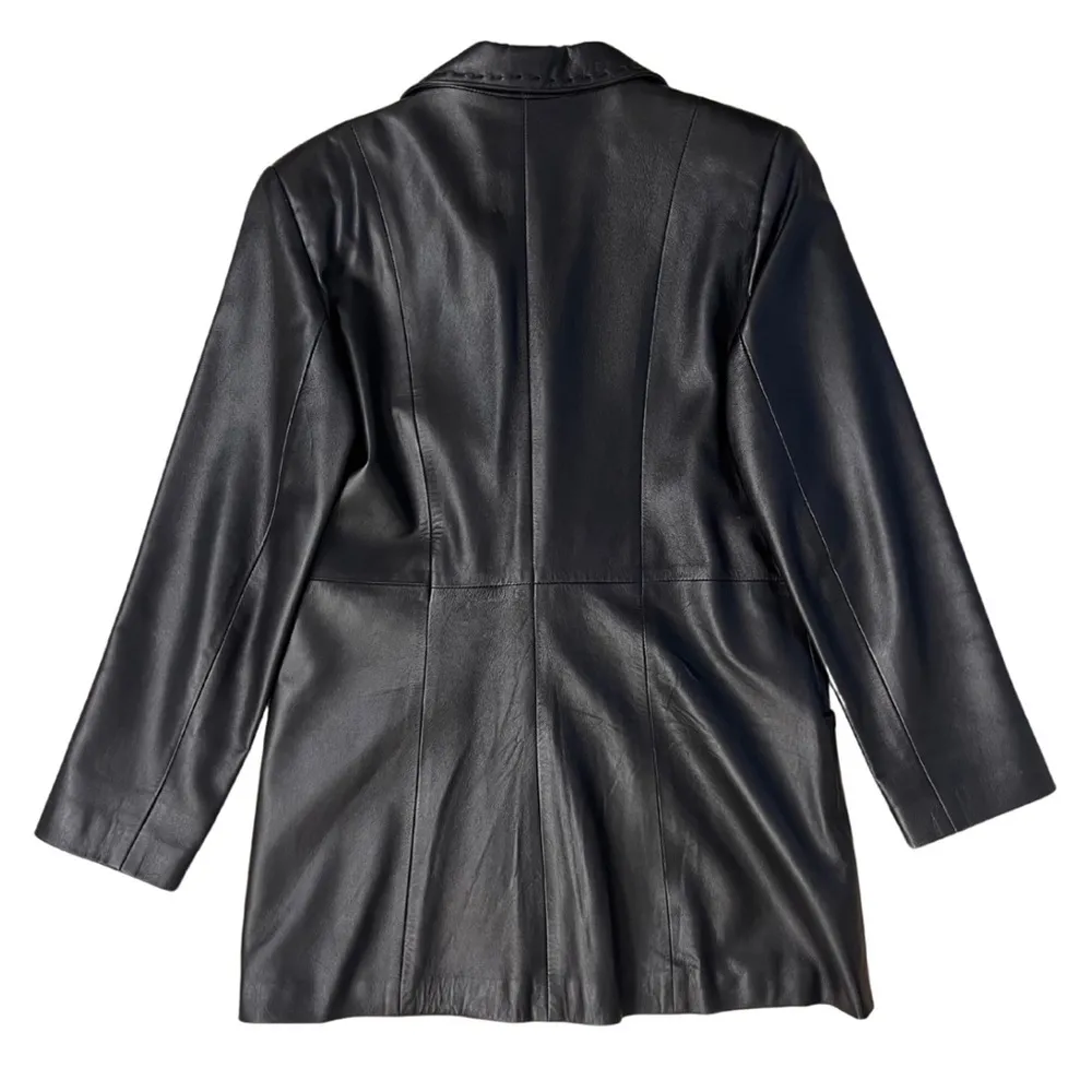 DERO Rocco D'Amelio Leather Jacket Black Size M - Image 3