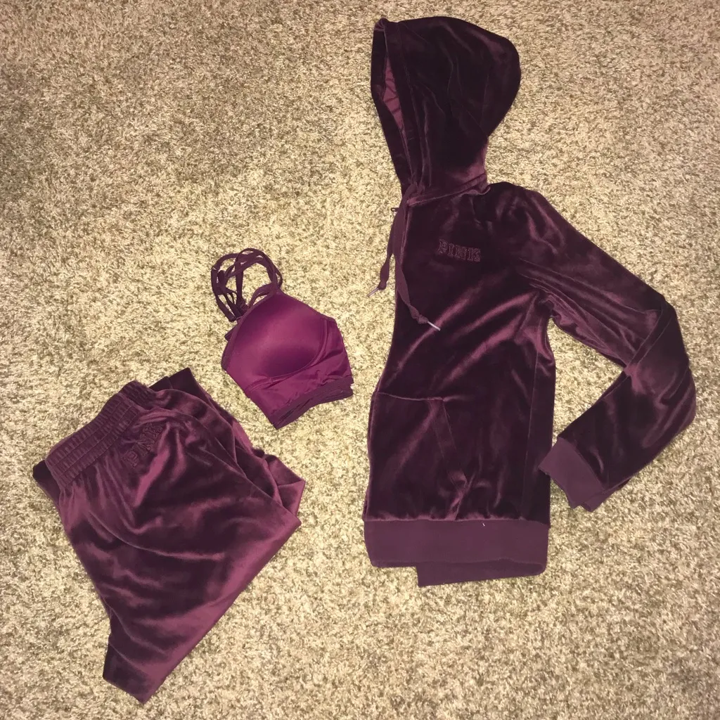 PINK - Victoria's Secret PINK velour bundle! - Image 2