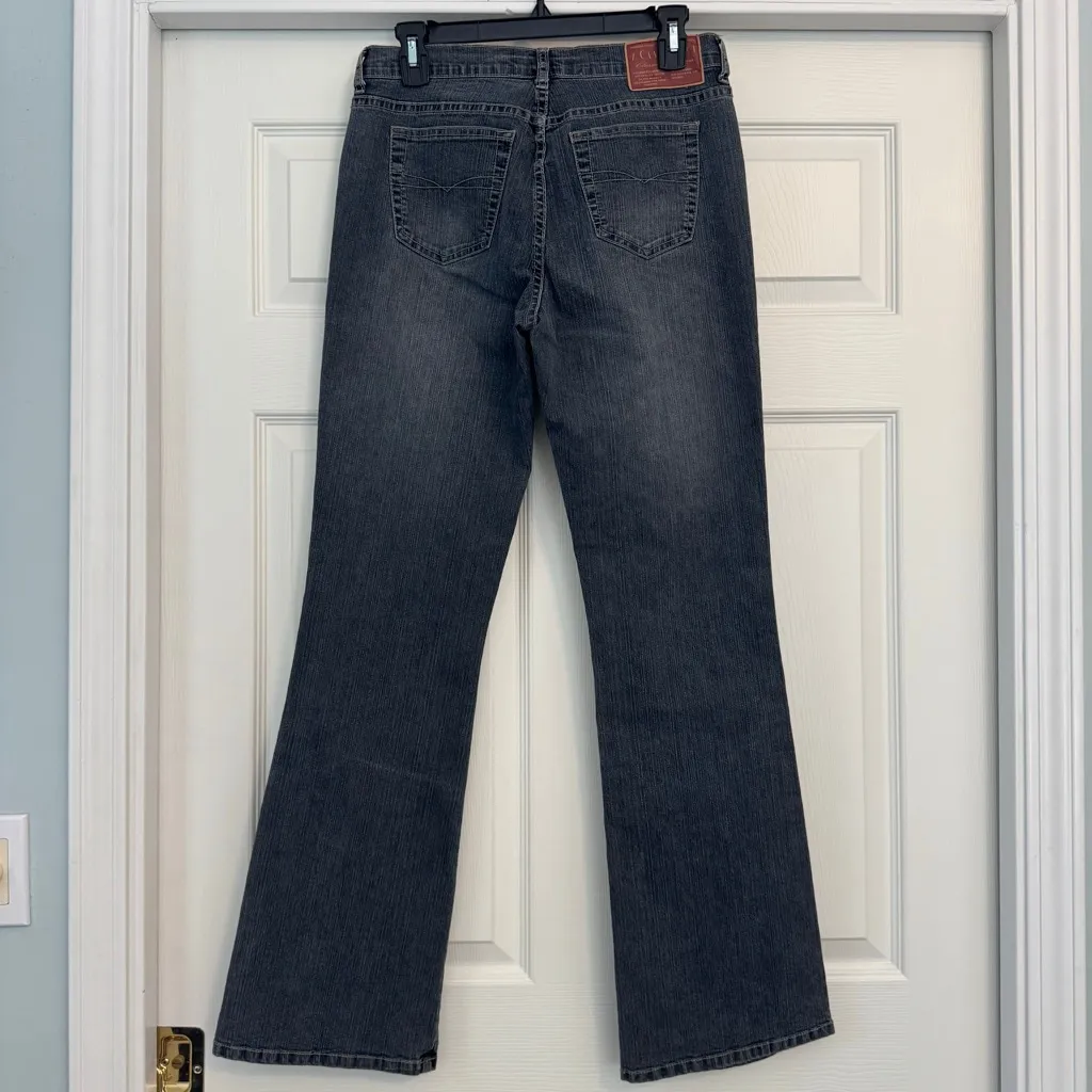 Vintage Z. Cavaricci Gray Boot Cut Jeans Size 6 - Image 2