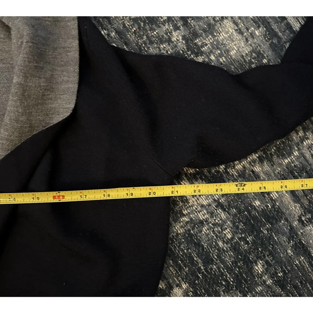 Kenar Wool Blend Open Cardigan Navy & Gray Classic Career Size Large - Image 5