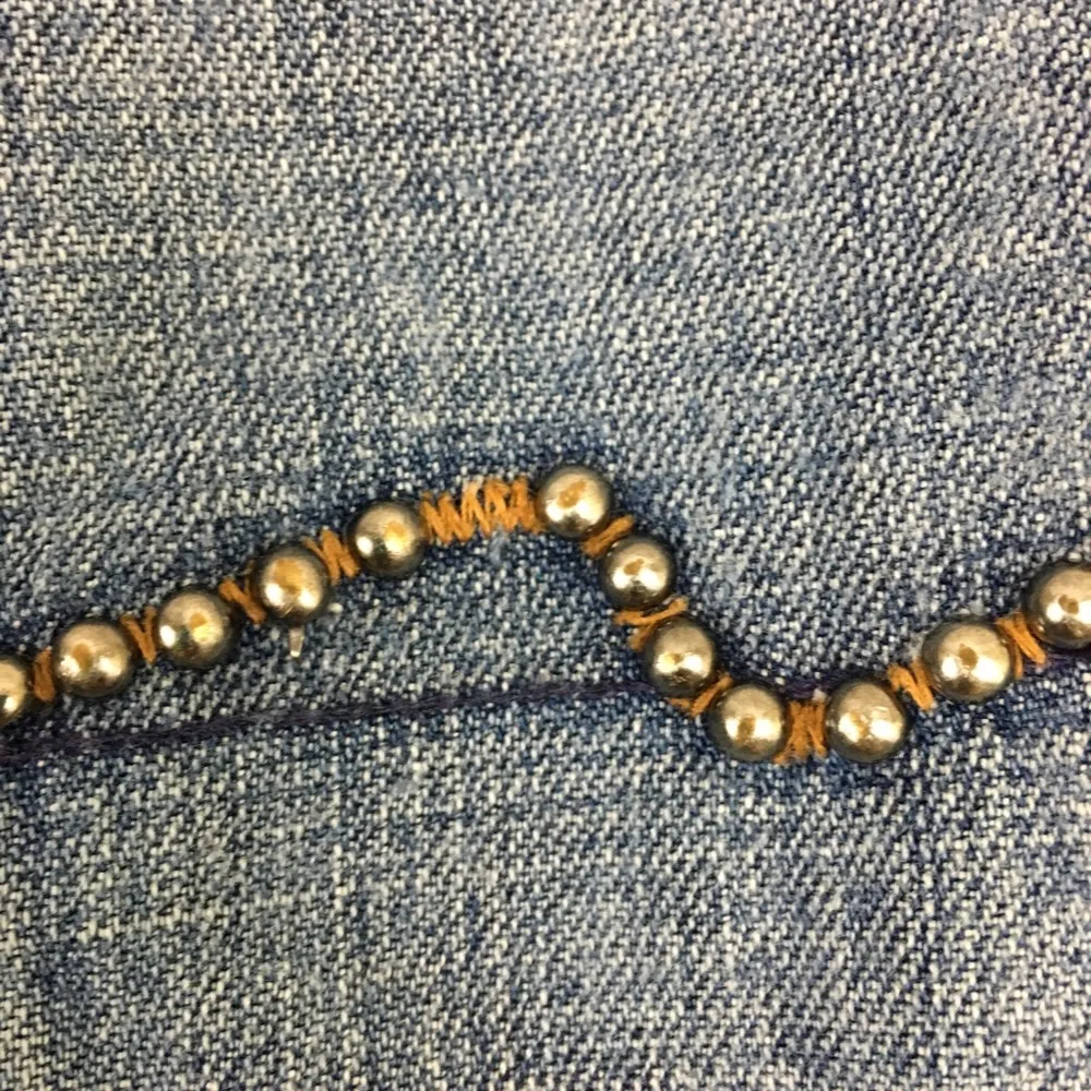 7 For All Mankind Flare Studded Pockets Jeans - Image 3