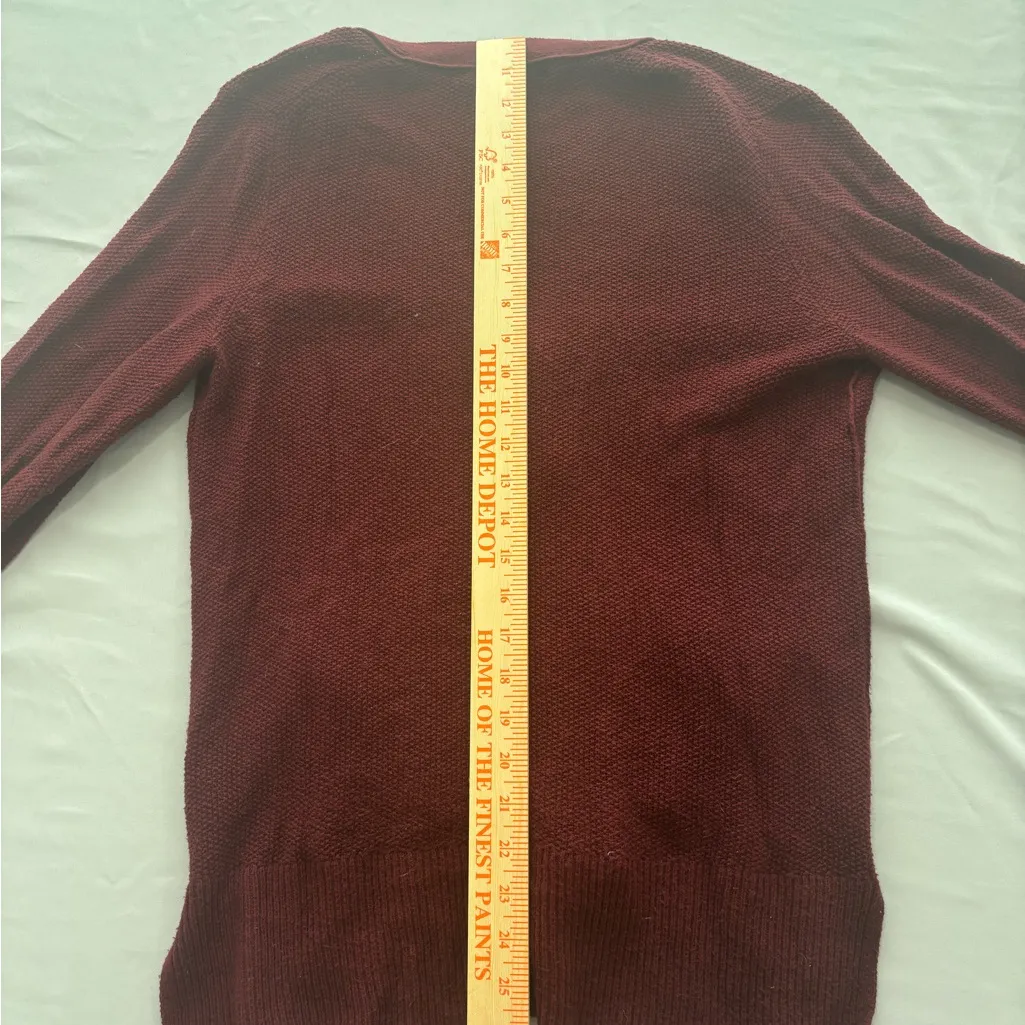 Madewell Deep Red Button-Up Cardigan - Image 10