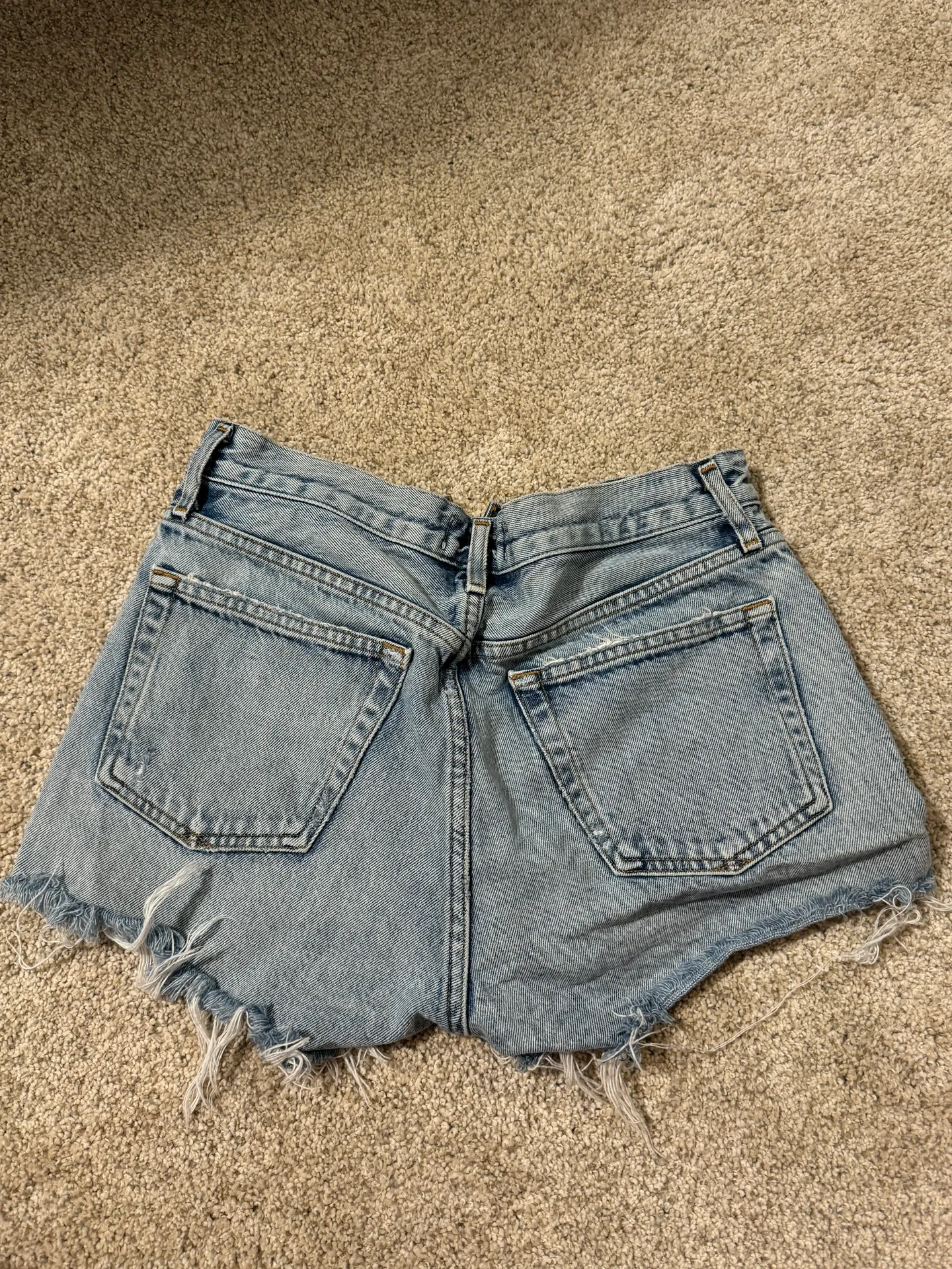 Cutoff Denim Shorts - Image 2