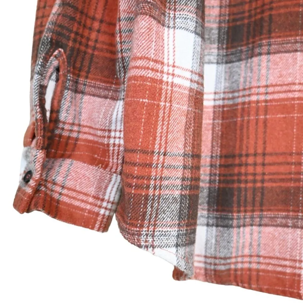 Amazon Womens L Plaid Long Sleeve Button Down Shirt - Image 7