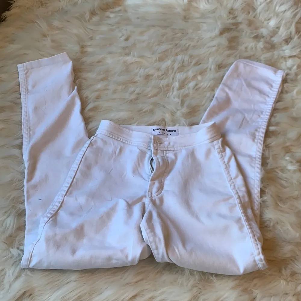 American Apparel Easy Jean in White XXS - Image 3