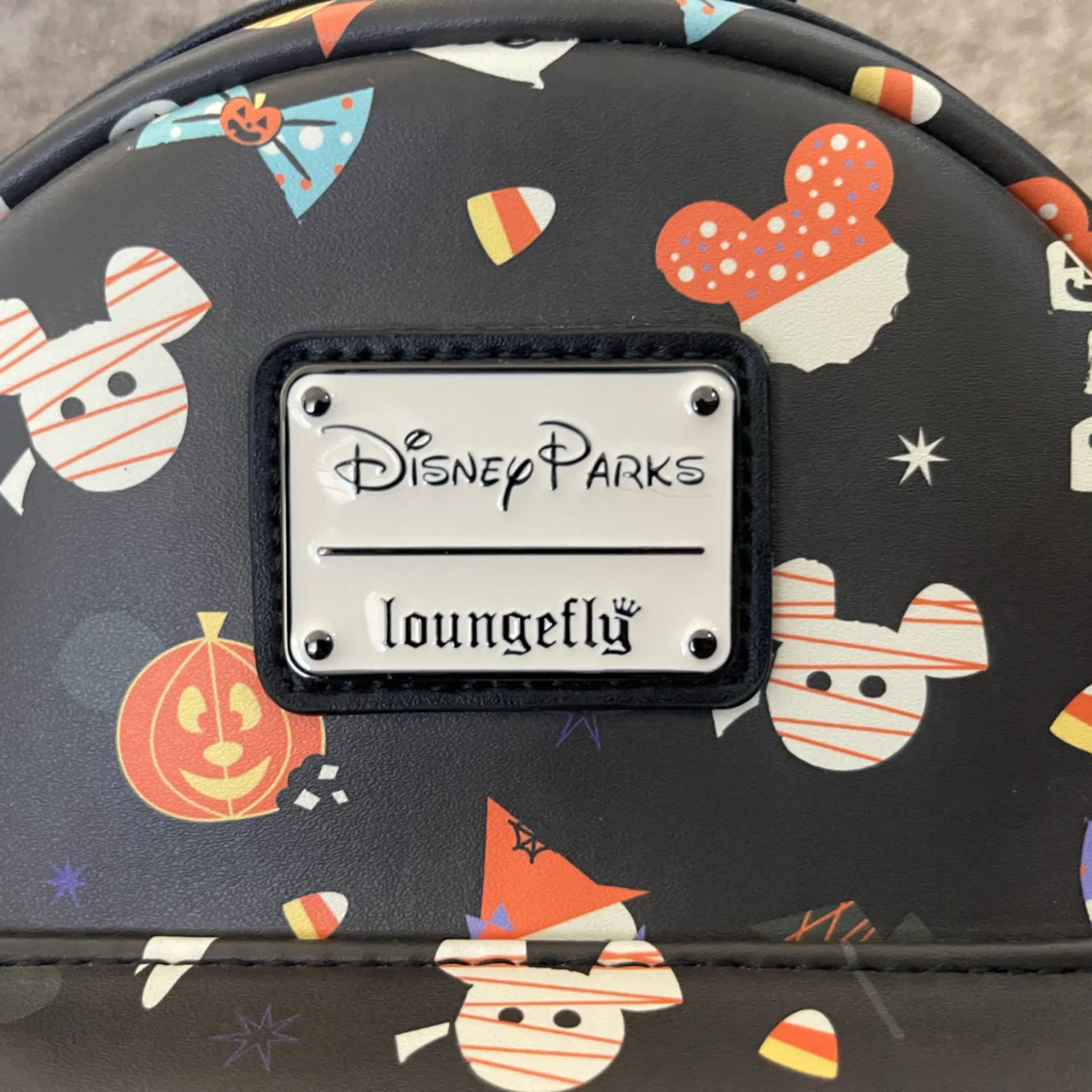NWT Disney Parks Halloween 2020 Loungefly Mickey Tricks & Treats Snack Backpack - Image 7