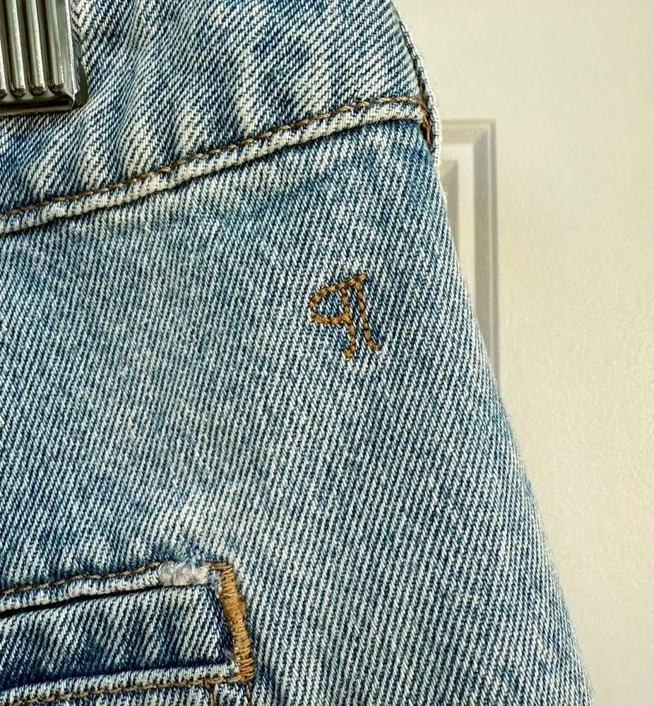 Pilcro Micro Denim Shorts Blue Size 29 - Image 3