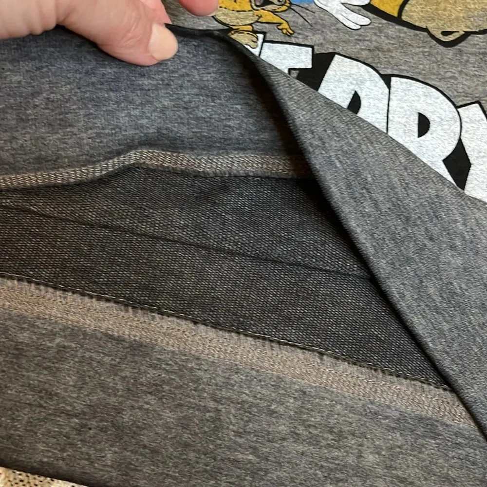 Tom & Jerry novelty print character retro cartoon sweatshirt Gray Size undefined - Image 7