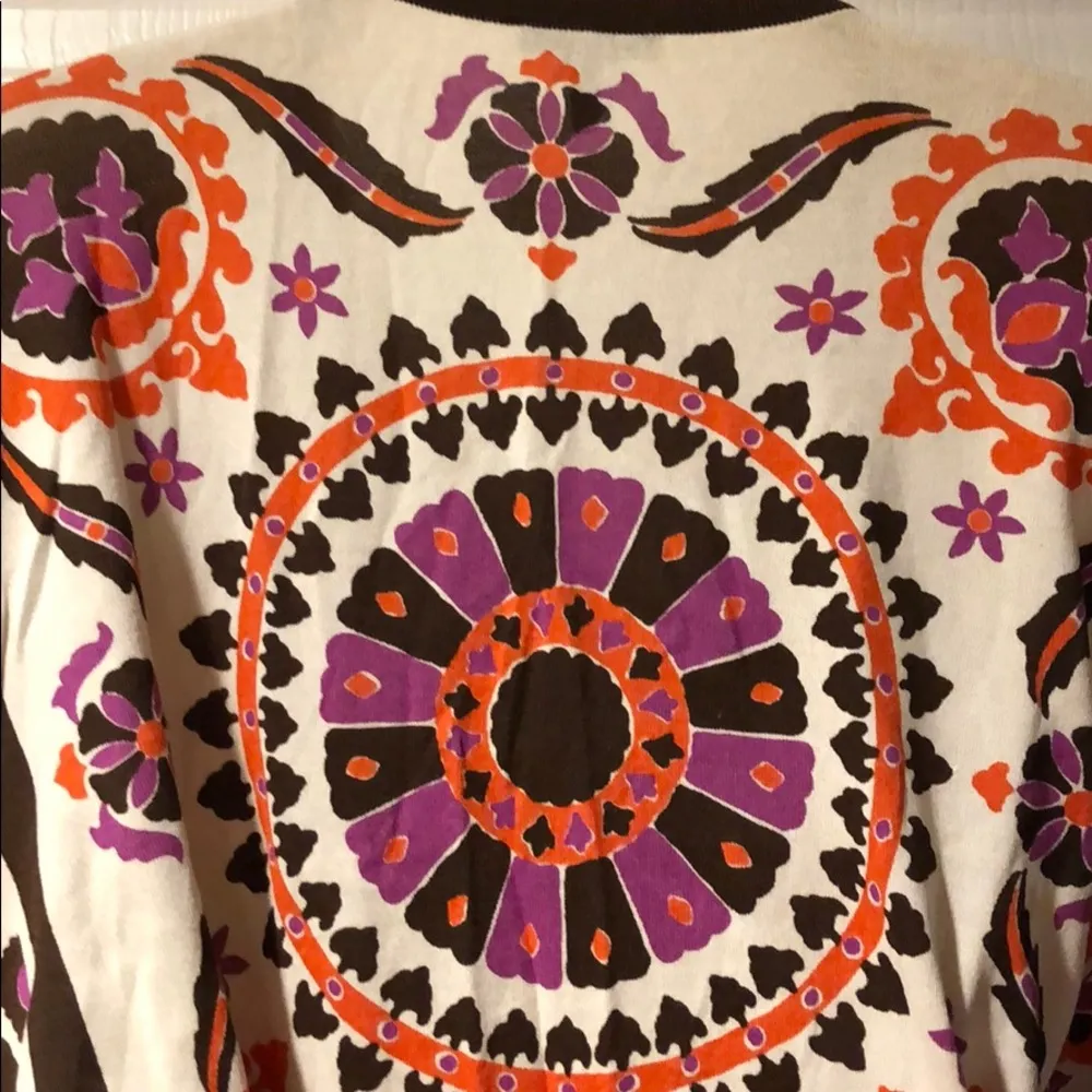 Escada SATC medallion Belted Kimono Cardigan 38 - Image 2