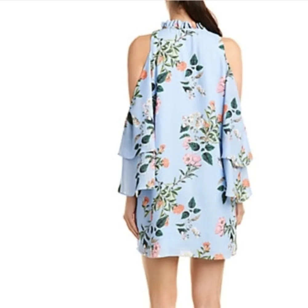 Parker Daphne Floral Cold Shoulder Shift Dress - Image 2