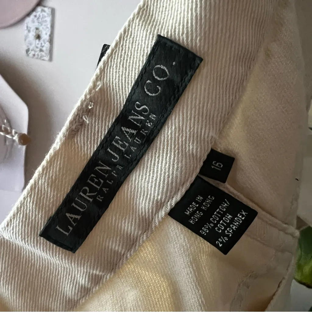 Vintage 90s Lauren Jeans Co RALPH LAUREN beaded Jeans Women’s SIZE 16‎ western - Image 5