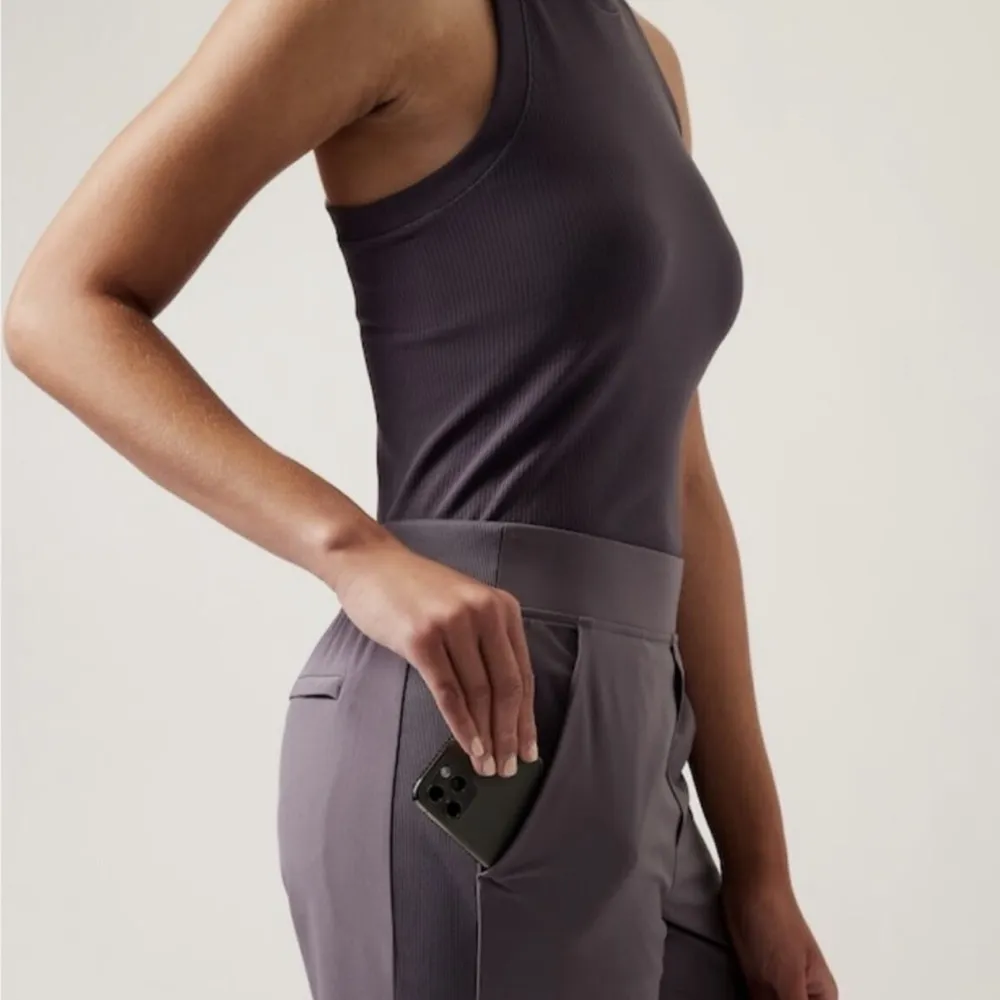 Athleta Brookyn Ankle Pant #198671 in Dusk Violet W1219 Sz 12 - Image 3