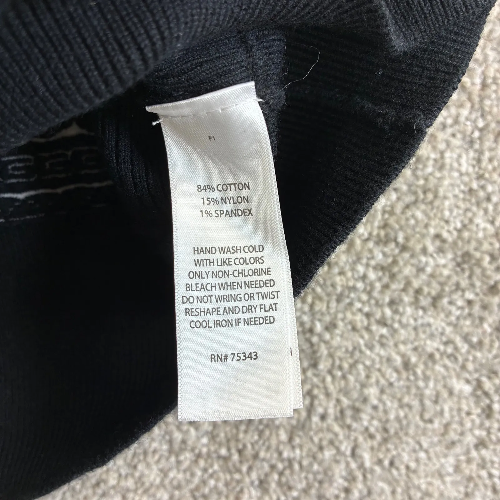 SKYR Womens L Black White Geometric Print Cardigan Zip Up Hoodie Aztec Nordic Size L - Image 8