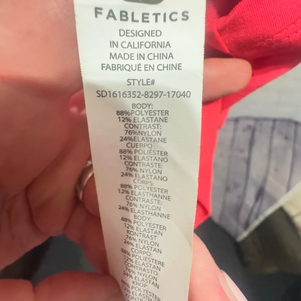 NWOT Fabletics Pink Chicago Athletic Dress size Medium has built in bra - Image 6