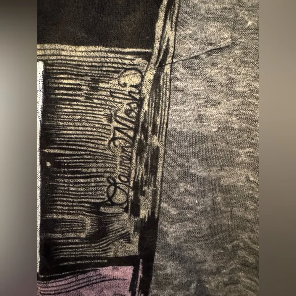 Lauren Moshi Bayle Color Love Potion Pocket Tee Women’s Grey Size Medium/Large - Image 6