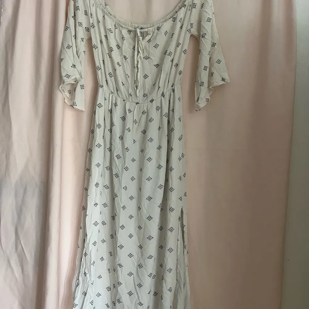 Amouse Green Ruffled Smocked Sundress Size M - Image 2