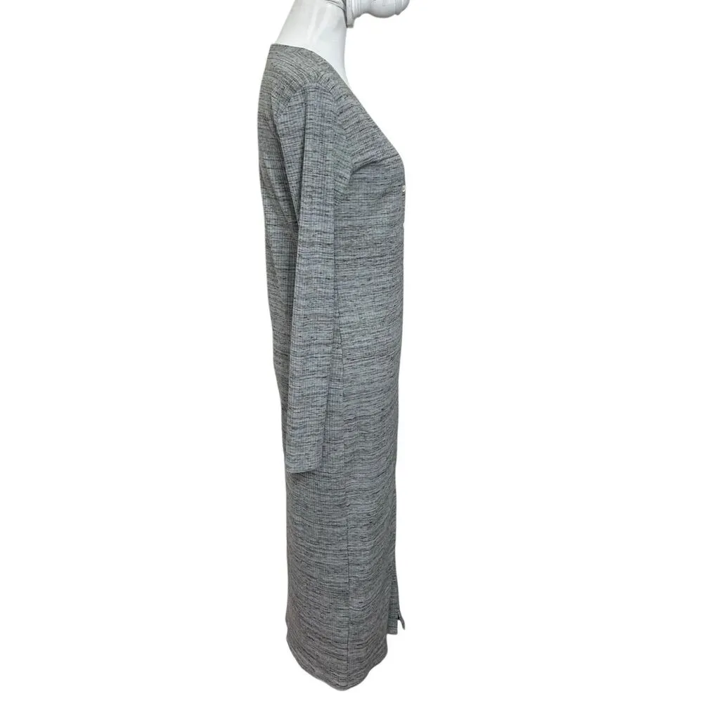 Hatch The Harper Cardigan Dress Gray Ribbed Sweater Women’s Size 1 US Small - Image 4